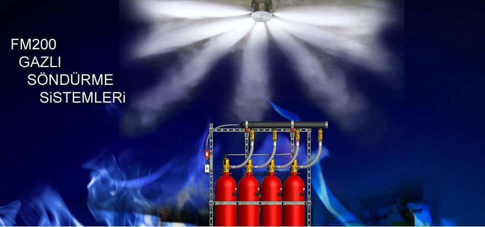 FM200 Gazlı Söndürme Sistemleri
